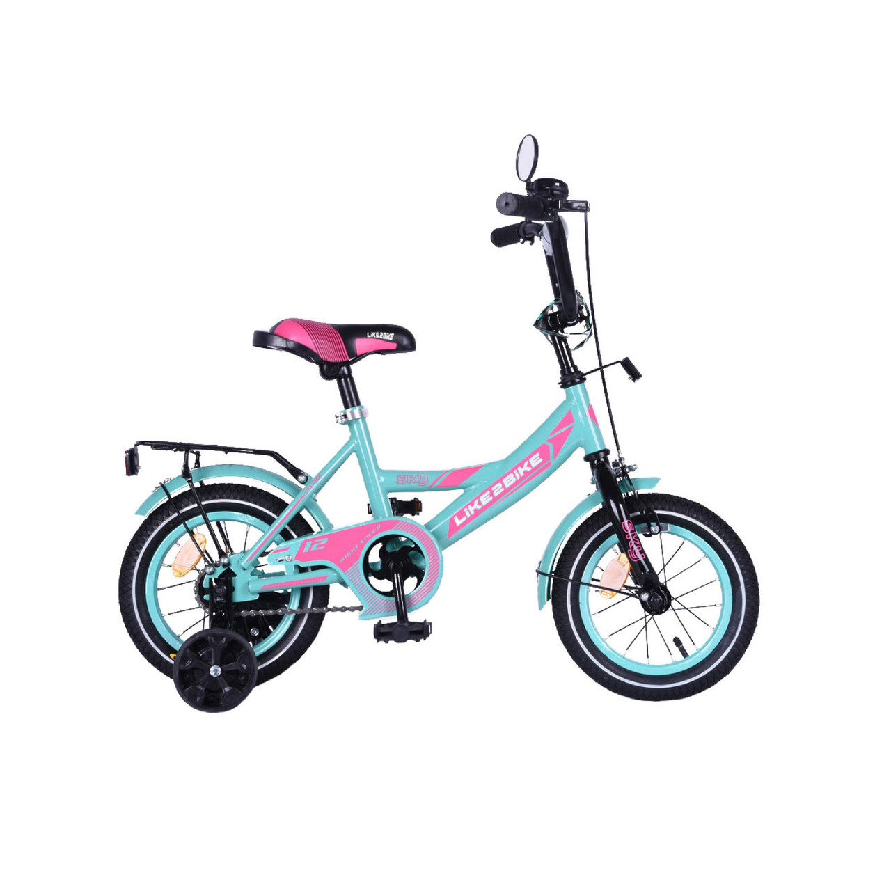 Велосипед детский двухколесный для девочки Like2bike 211204 Sky колеса ...