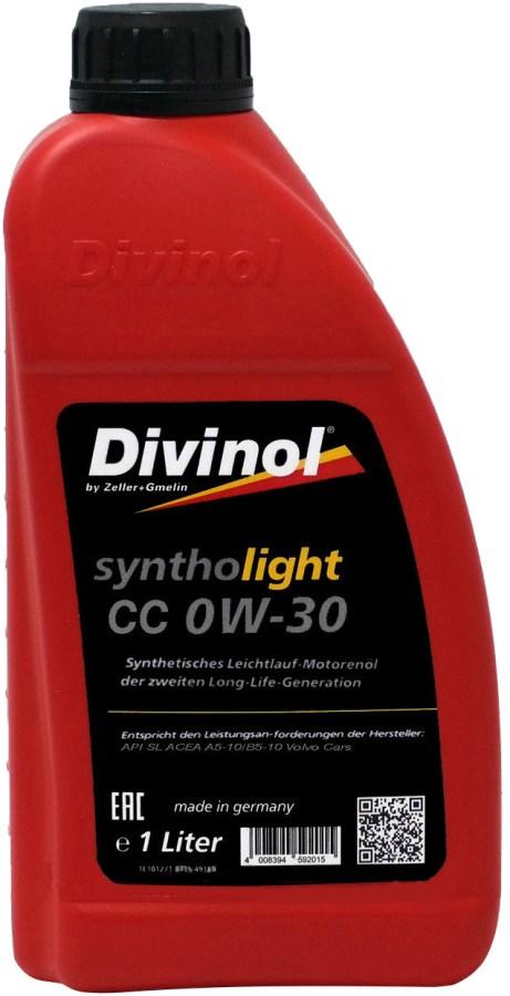 Олива моторна Divinol Syntholight CC 0W-30  1 Л.