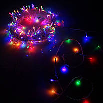Світлодіодна гірлянда 100 led мульти (білий), фото 2