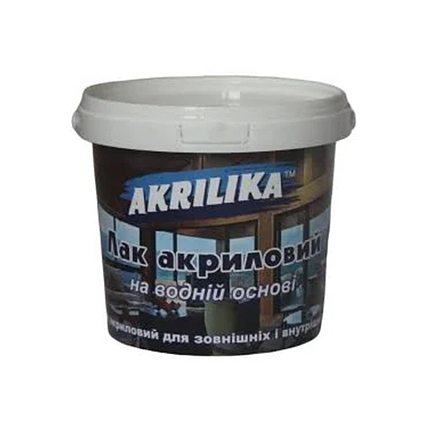 Лак акриловий Akrilika глянсовий 0.5кг, фото 1