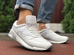 Чоловічі кросівки New Balance 1500 білі Сантас шкіряні демісезонні