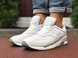 Чоловічі кросівки New Balance 1500 білі Сантас шкіряні демісезонні, фото 3