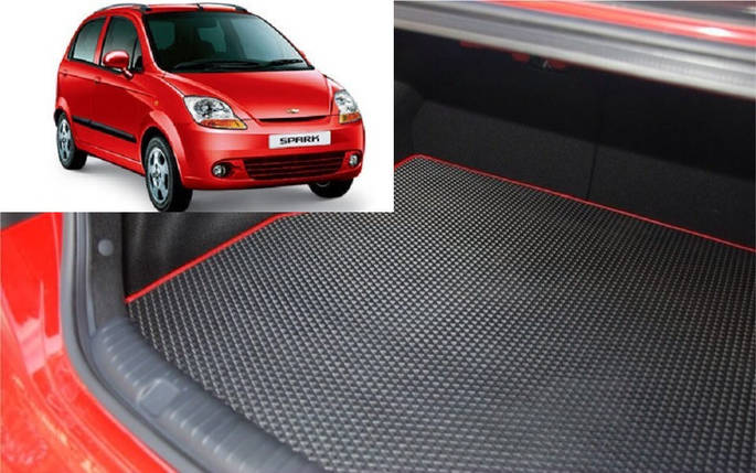 Килимки ЄВА в багажник Chevrolet Spark М200 '04-09, фото 1