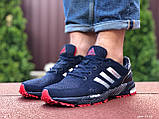 Чоловічі кросівки Adidas Marathon темно сині 44, фото 3