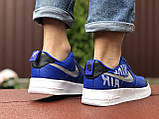 Чоловічі кросівки Nike Air Force сині 42, фото 5