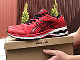 Чоловічі кросівки Asics Gel-Kayano 25 червоні, фото 4