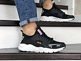 Чоловічі кросівки Baas huarache чорно білі 42, фото 4