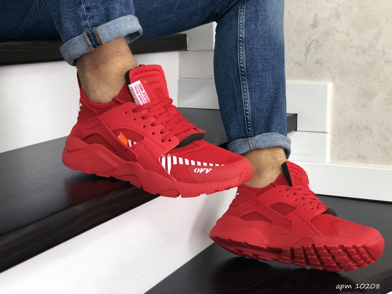 Чоловічі кросівки Baas huarache червоні 42