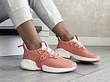 Жіночі демісезонні кросівки Adidas alphabounce instinct пудра 36, фото 4