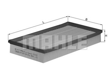 Повітряний фільтр Knecht LX684, фото 1