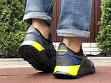 Кросівки чоловічі REEBOK чорні з сірим \ жовті 43, фото 4