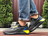 Кросівки чоловічі REEBOK чорні з сірим \ жовті 43, фото 5
