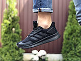 Чоловічі кросівки Adidas чорні, фото 3