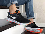 Чоловічі демісезонні кросівки Nike Zoom чорні з сірим 42, фото 3