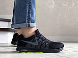 Чоловічі демісезонні кросівки Nike Zoom чорні з сірим 41, фото 5