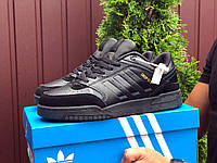 Кроссовки мужские Adidas Drop Step черные адидас дроп степ кожаные демисезонные