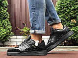 Кросівки чоловічі Adidas Drop Step чорні адідас дроп степ шкіряні демісезонні, фото 6