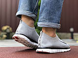 Чоловічі кросівки Nike Free Run 3.0 світло сірі 41, фото 5