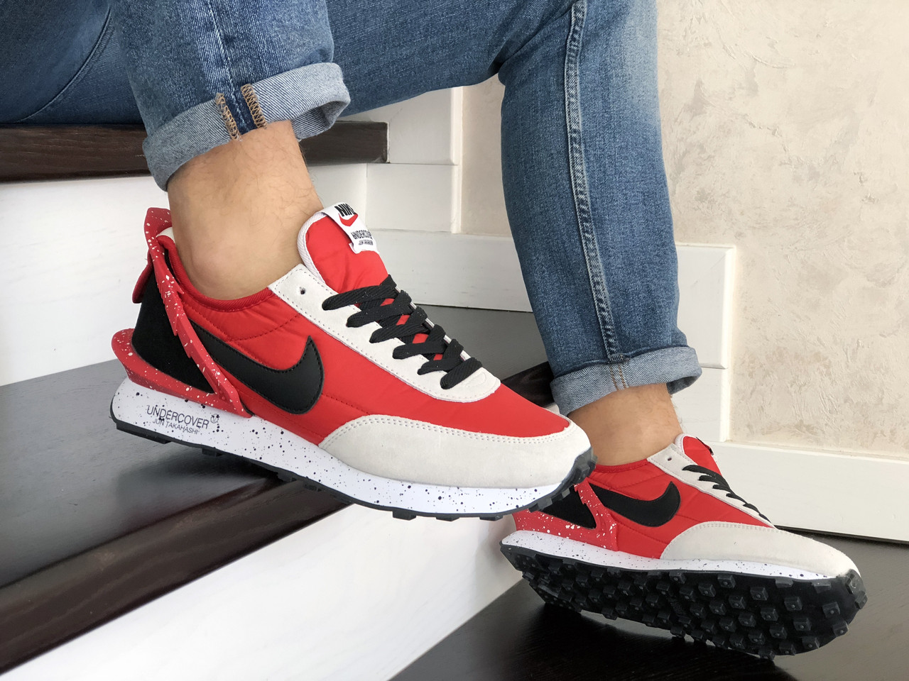 Чоловічі демісезонні кросівки Nike Undercover Jun Takahashi червоні 43