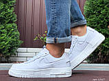 Кросівки чоловічі Nike Air Force білі, фото 3