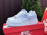 Кросівки чоловічі Nike Air Force білі, фото 5