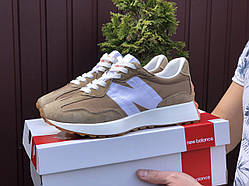 Кросівки чоловічі New Balance 327 коричневі Childen демісезонні осінь весна