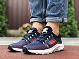 Чоловічі кросівки Nike Zoom темно сині з червоним \ білі 41, фото 3