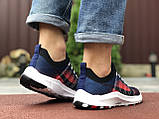 Чоловічі кросівки Nike Zoom темно сині з червоним \ білі 41, фото 4
