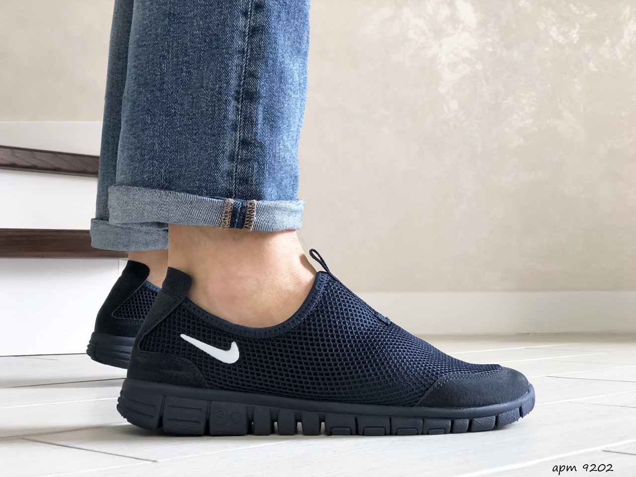Чоловічі кросівки Nike Free Run 3.0 темно сині 42