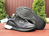 Чоловічі кросівки Adidas Alphaboost чорно білі, фото 7
