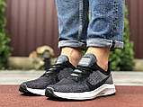 Чоловічі кросівки Nike Zoom сірі з чорним \ білі 41, фото 4