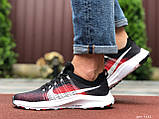 Чоловічі кросівки Nike Zoom темно сині з чорним \ червоні 41, фото 3