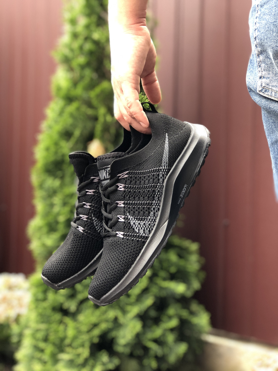 Чоловічі кросівки Nike Zoom чорні 41