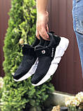 Чоловічі кросівки Running чорно білі 42, фото 2