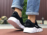 Чоловічі кросівки Running чорно білі 42, фото 3