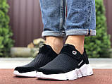 Чоловічі кросівки Running чорно білі 42, фото 4