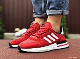 Чоловічі кросівки Adidas Zx 500 Rm червоні 42, фото 3