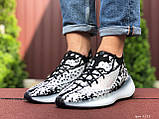 Чоловічі кросівки Adidas Yeezy Boost 380 чорні з білим 41, фото 3