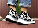 Чоловічі кросівки Adidas Yeezy Boost 380 чорні з білим 41, фото 4