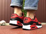 Чоловічі кросівки Nike Air Max 90 червоні з чорним 41, фото 4