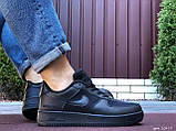 Кросівки чоловічі Nike Air Force Gore-Tex чорні 44, фото 5