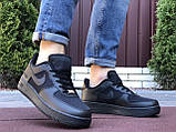 Кросівки чоловічі Nike Air Force Gore-Tex чорні 44, фото 7