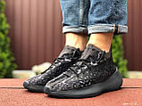 Чоловічі кросівки Adidas Yeezy Boost 380 чорні 41, фото 2