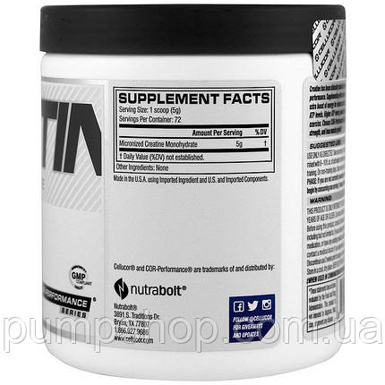 Креатин моногідрат Cellucor Creatine Cor-Performance 360 г, фото 3