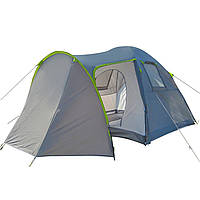 Палатка двухслойная четырехместная Green Camp 1009 - 2 с двумя входами
