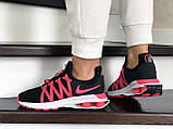 Жіночі кросівки Nike Shox Gravity чорні з рожевим 40, фото 3