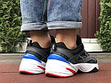 Чоловічі кросівки Nike M2K Tekno чорні з білим \ сині 42, фото 7