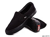 Кеди чоловічі Vans чорні, фото 3