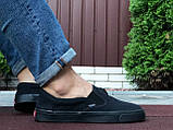 Кеди чоловічі Vans чорні, фото 4