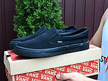 Кеди чоловічі Vans чорні, фото 7